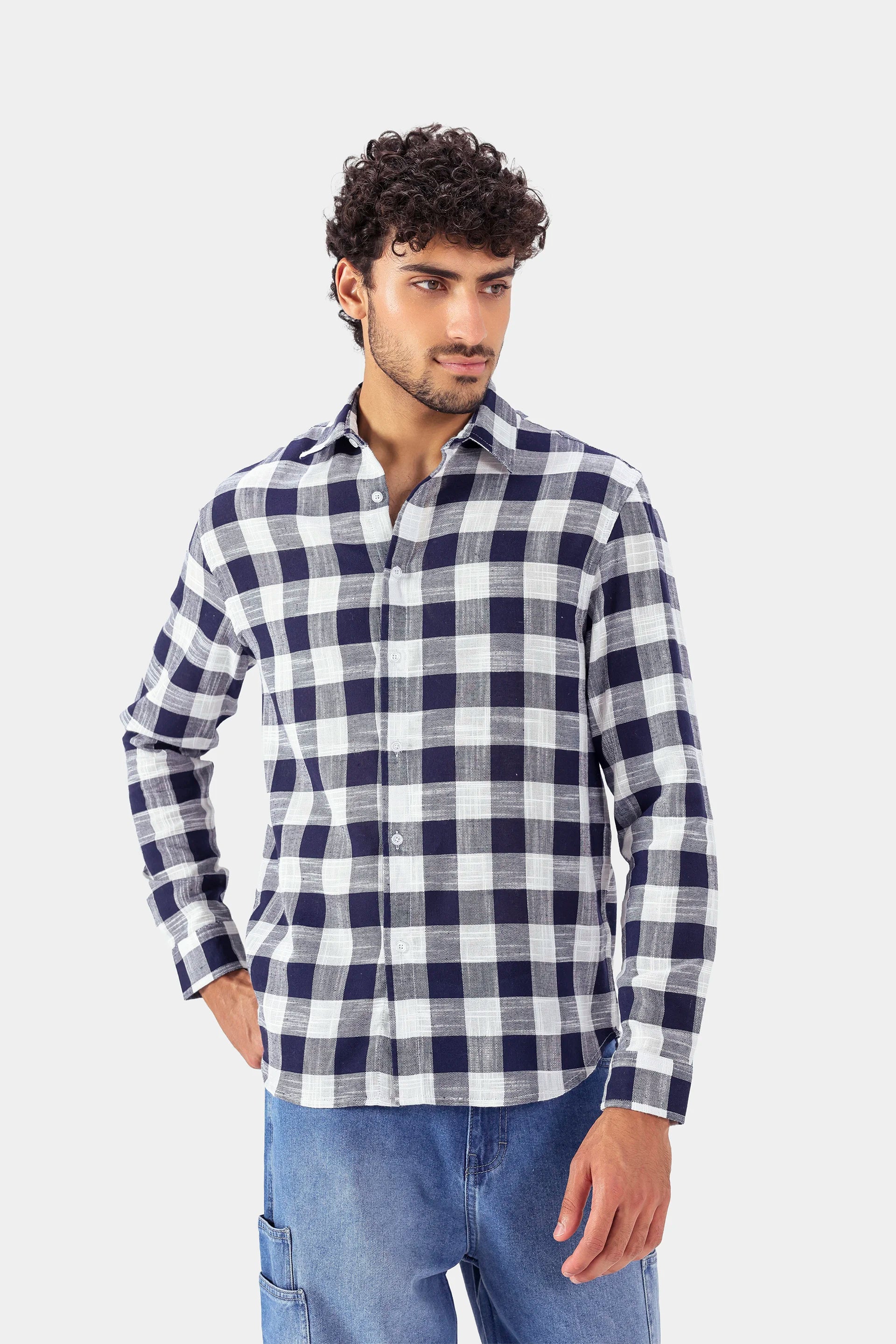 Yarn-Dyed Check Shirt - Cougar Clothing