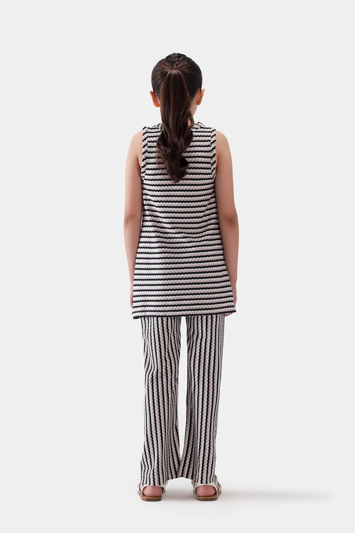 Sleeveless Striped Knitted Top - Cougar Clothing