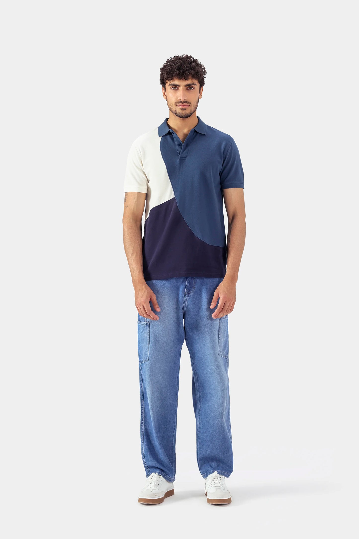 Color Block Polo - Cougar Clothing