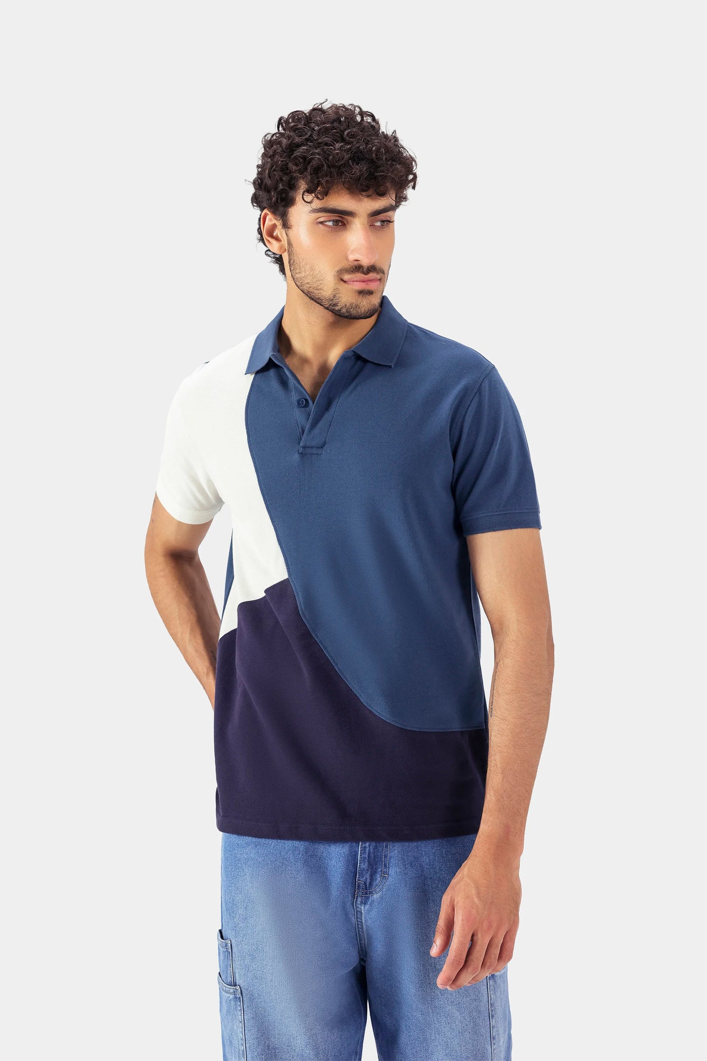 Color Block Polo - Cougar Clothing