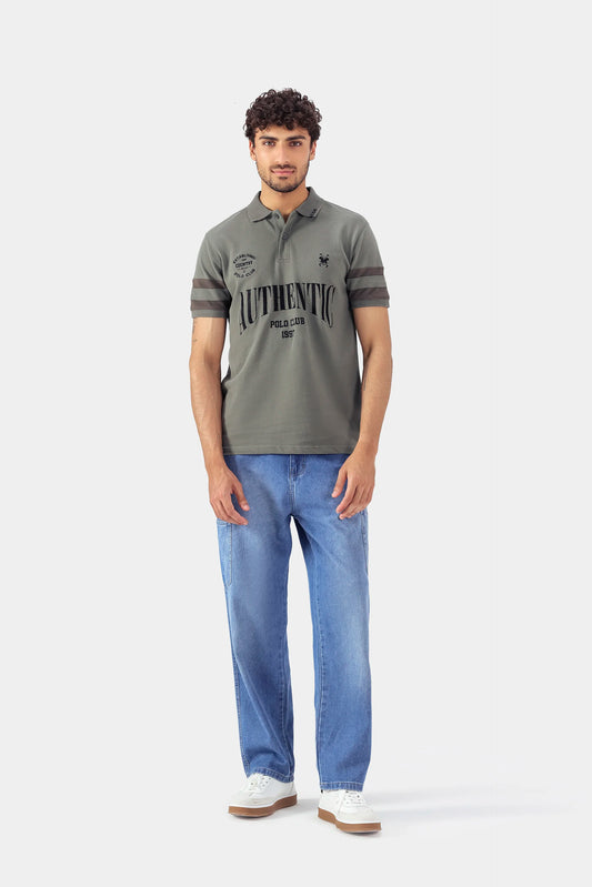 Authentic Embroidered Polo - Cougar Clothing