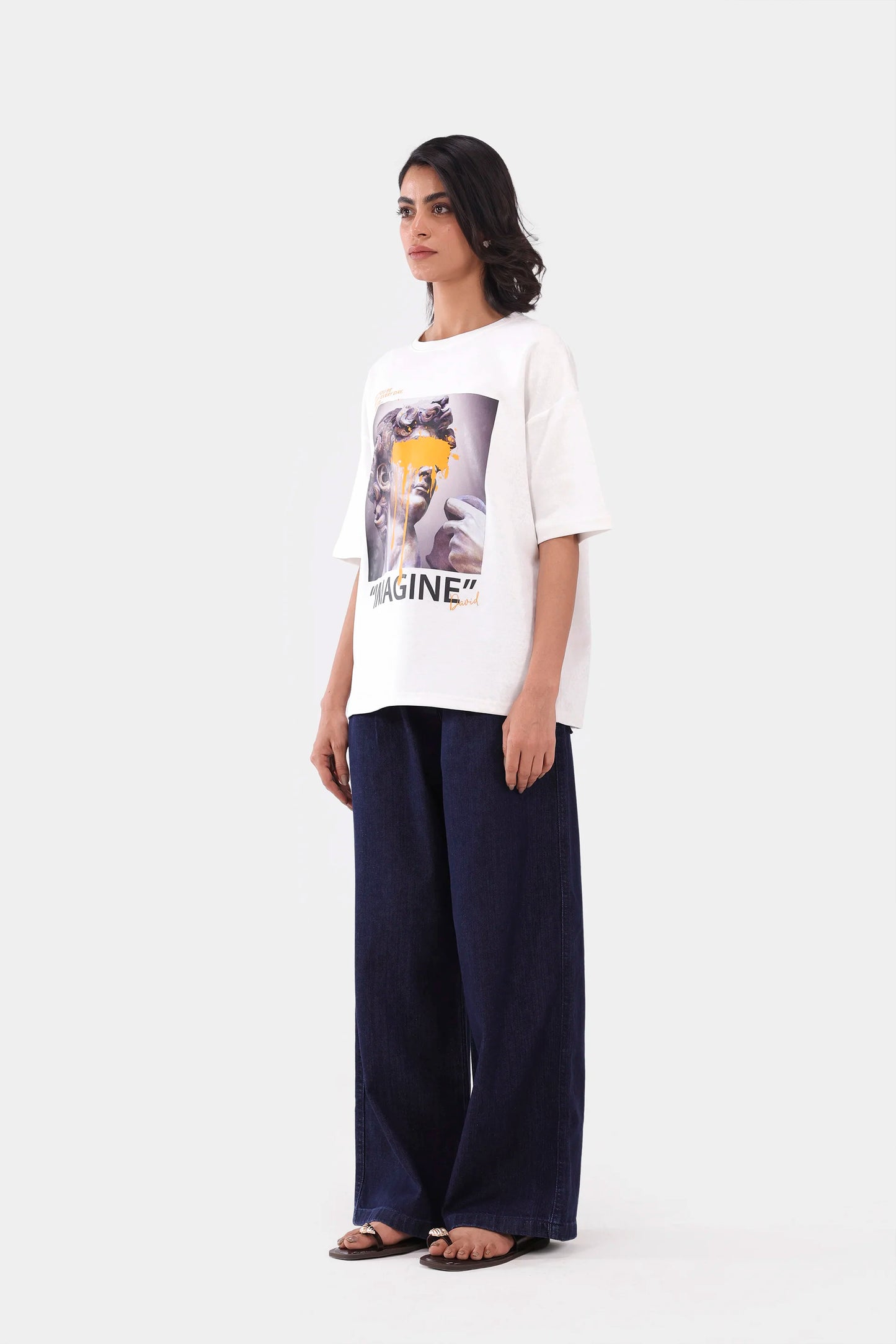 Imagine Oversized T-Shirt - Cougar Clothing