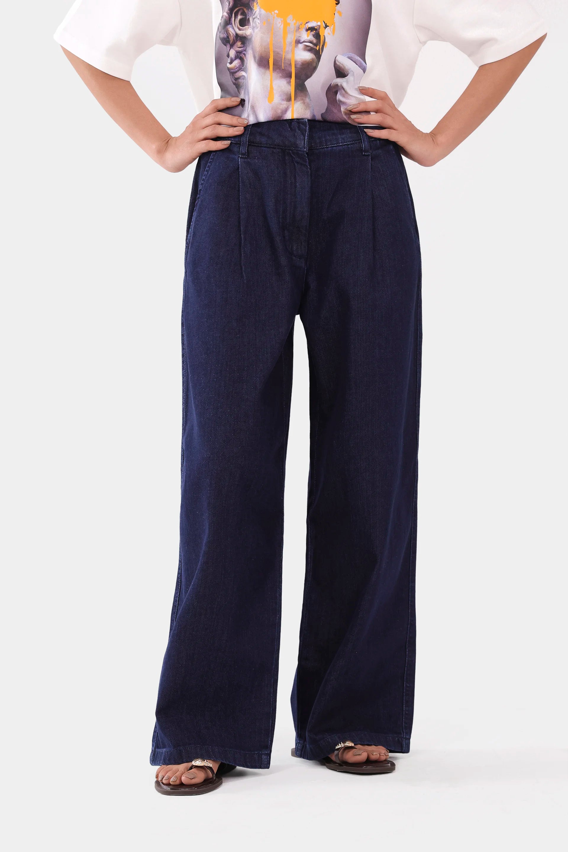 Pleated Jeans - Cougar Clothing