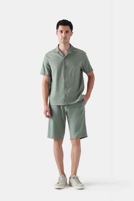 Resort Collar Cotton Shirt - Cougar Clothing