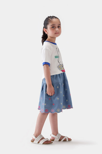 Embroidered Skirt - Cougar Clothing