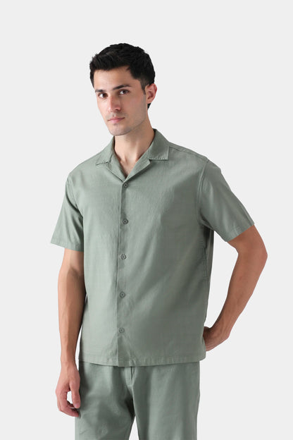 Resort Collar Cotton Shirt - Cougar Clothing