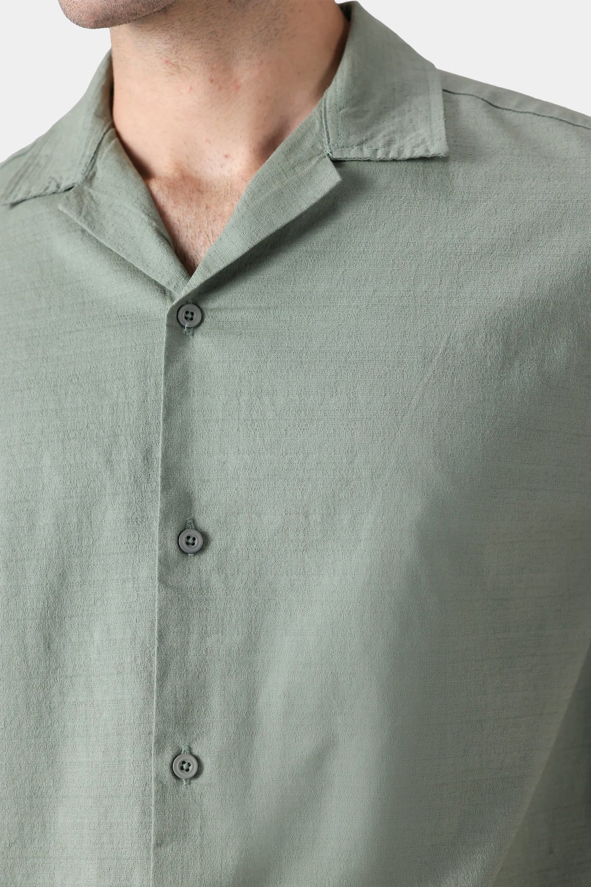 Resort Collar Cotton Shirt - Cougar Clothing