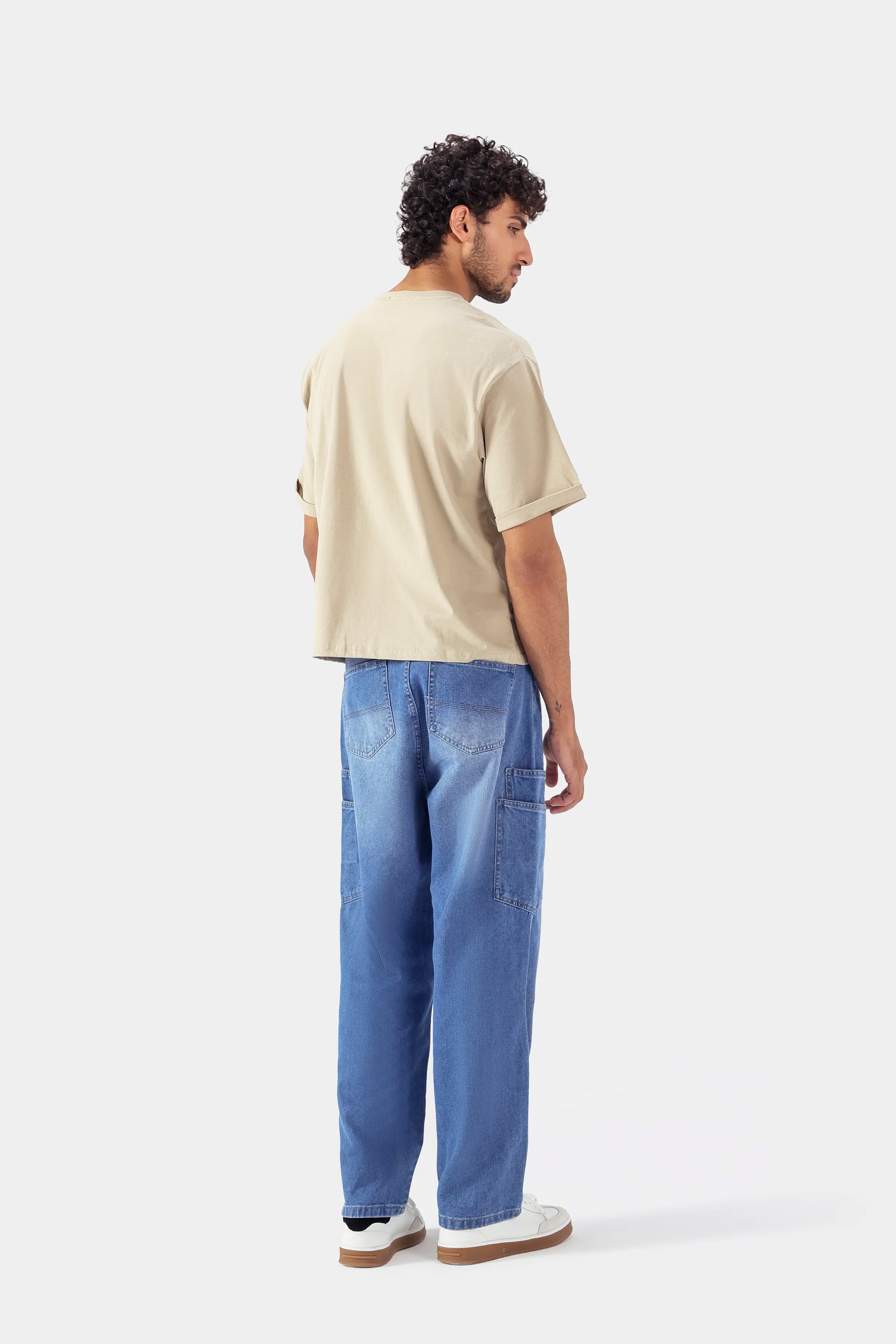 Tee With Contrast Patch Pocket - Cougar Clothing