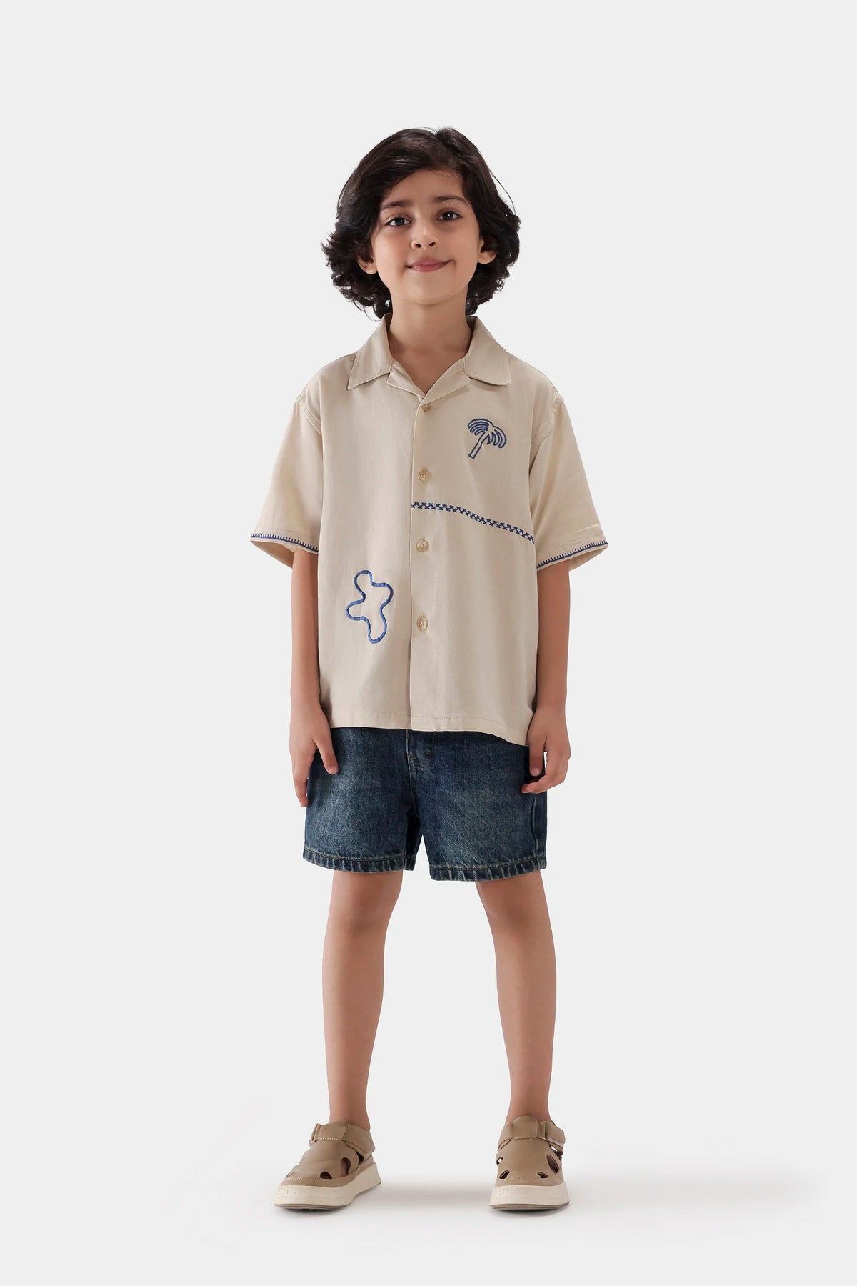 Embroidered Linen Shirt - Cougar Clothing