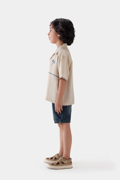 Embroidered Linen Shirt - Cougar Clothing