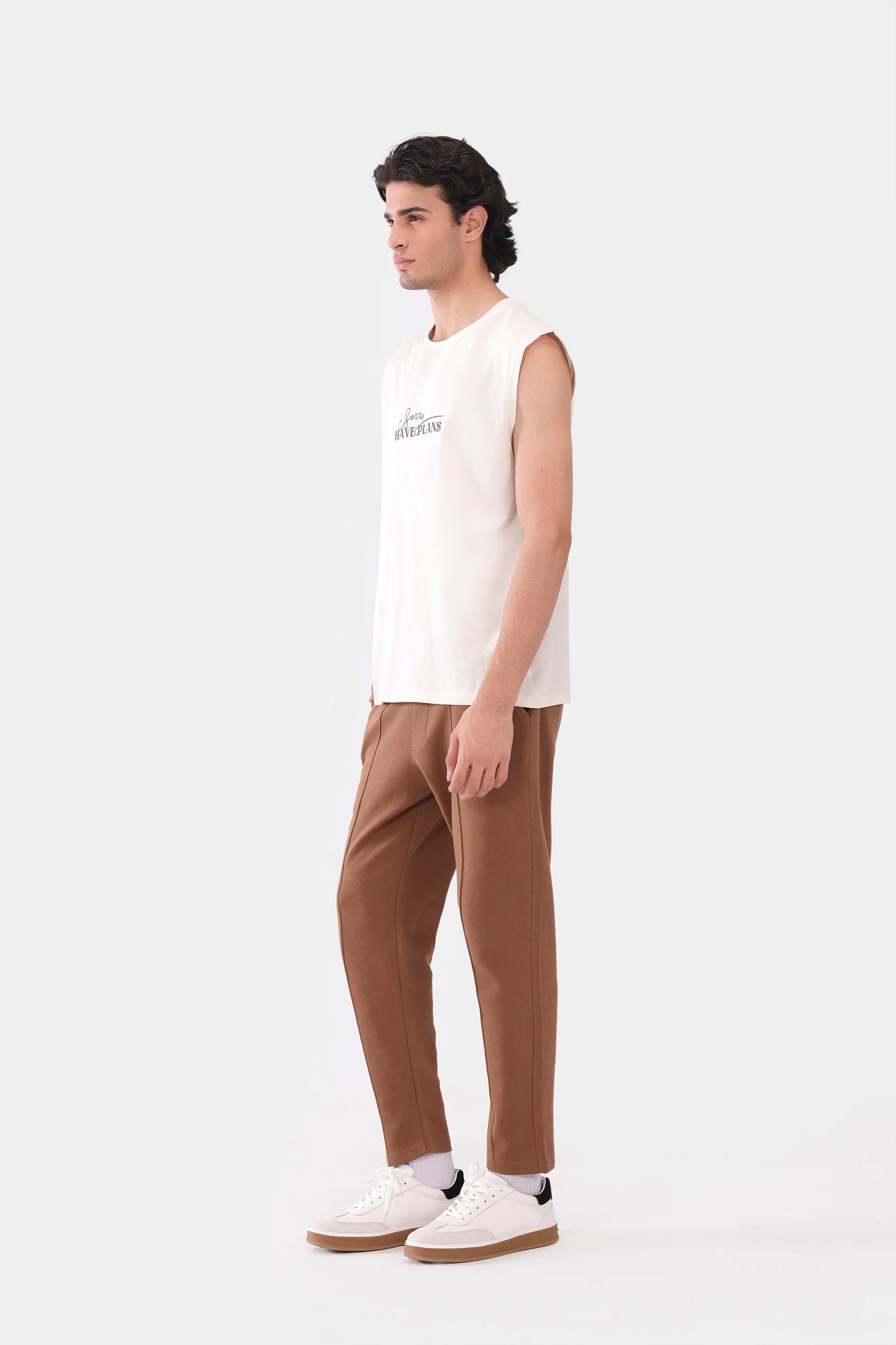 Slim Fit Interlock Trousers - Cougar Clothing