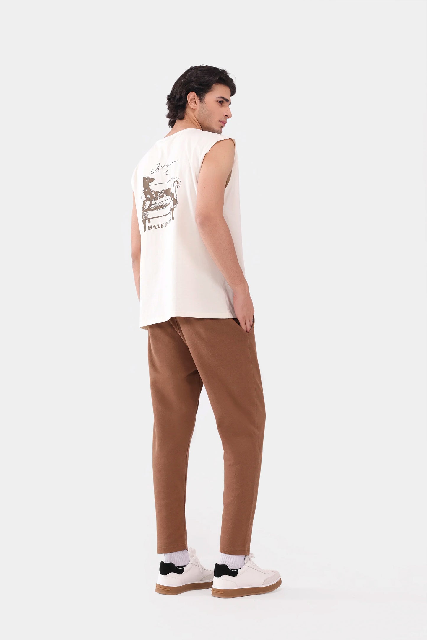 Slim Fit Interlock Trousers - Cougar Clothing