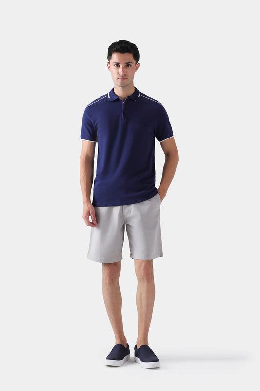 Quarter Zip Polo - Cougar Clothing