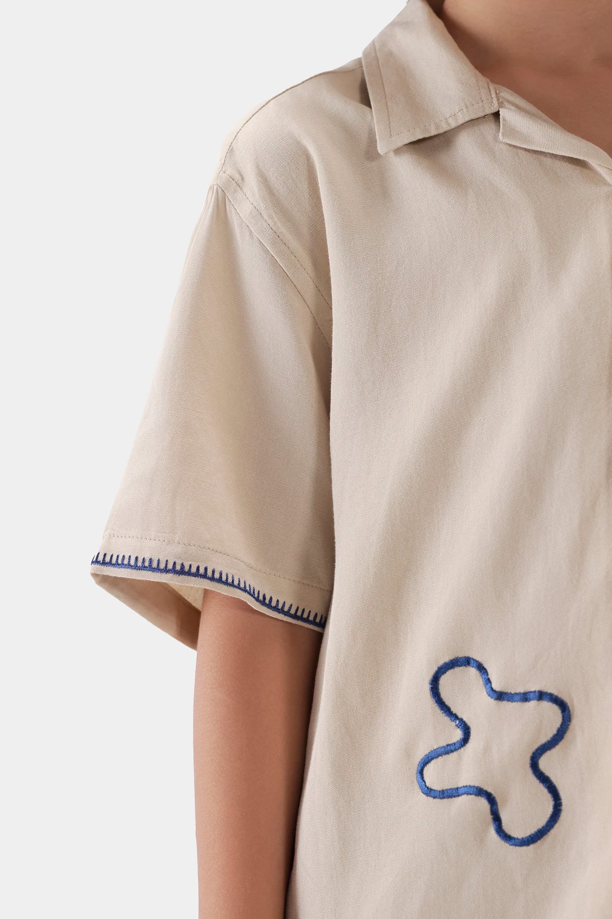 Embroidered Linen Shirt - Cougar Clothing