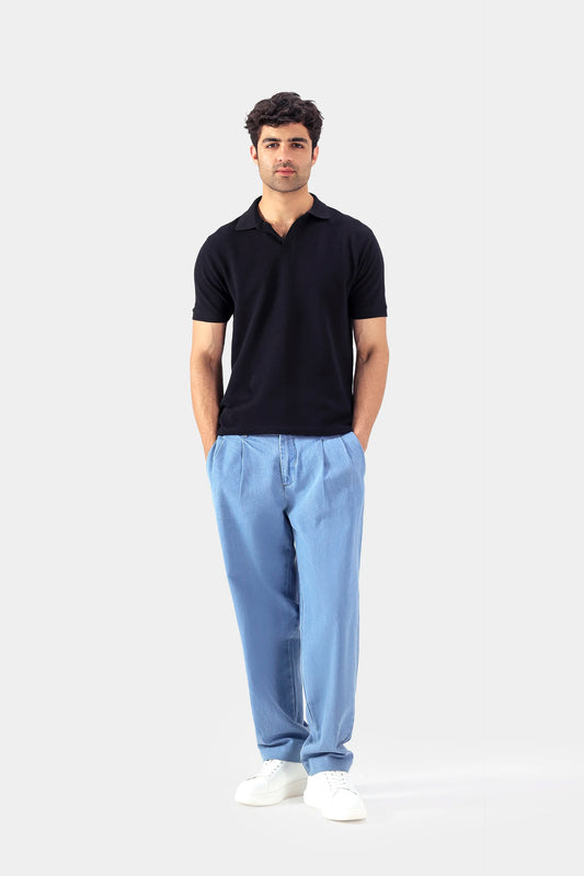 Johnny Collar Mini-Ottoman Knit Polo - Cougar Clothing