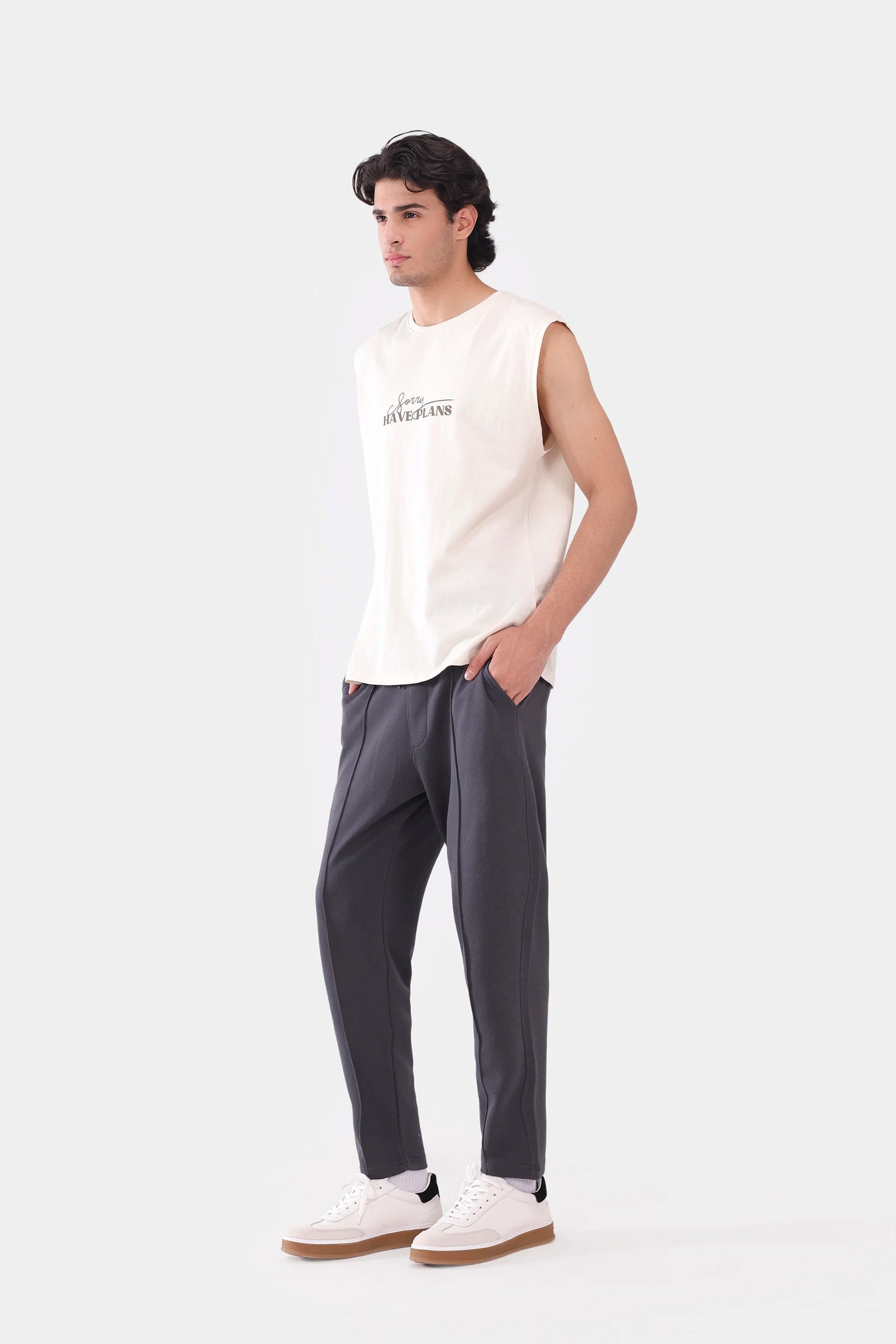 Slim Fit Interlock Trousers - Cougar Clothing