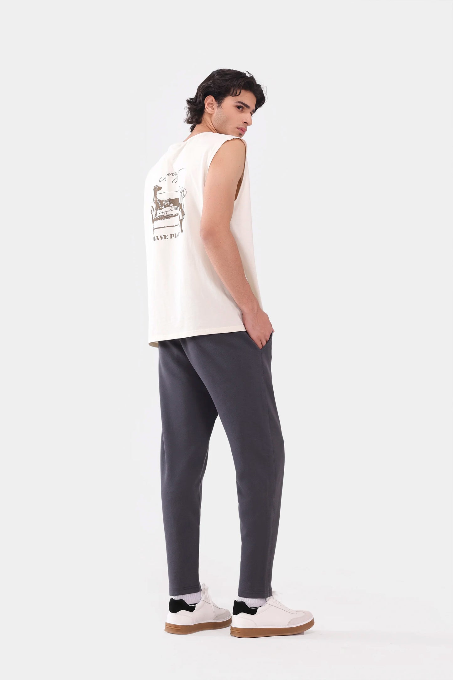 Slim Fit Interlock Trousers - Cougar Clothing