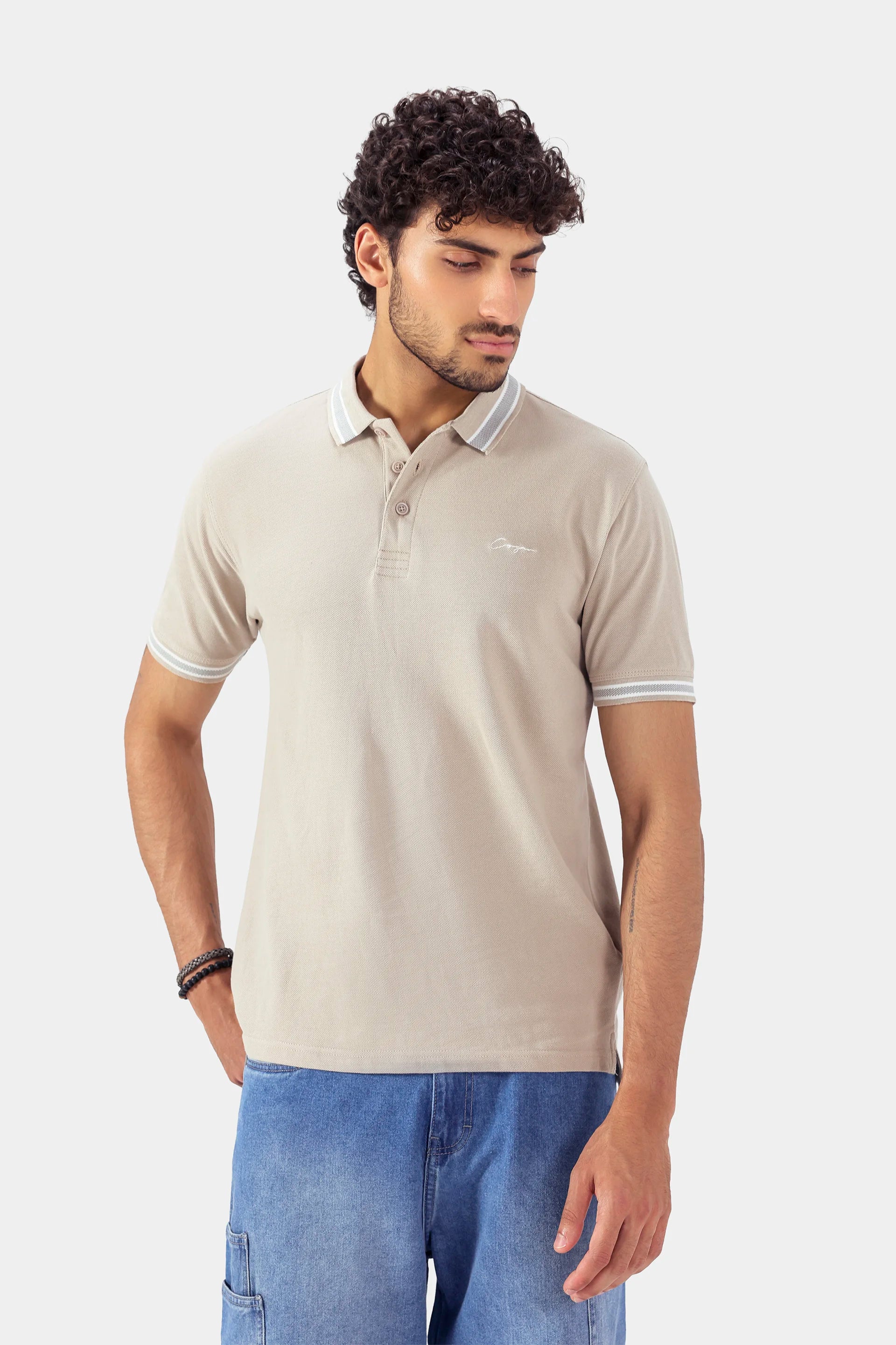 Contrast Tipping Polo - Cougar Clothing