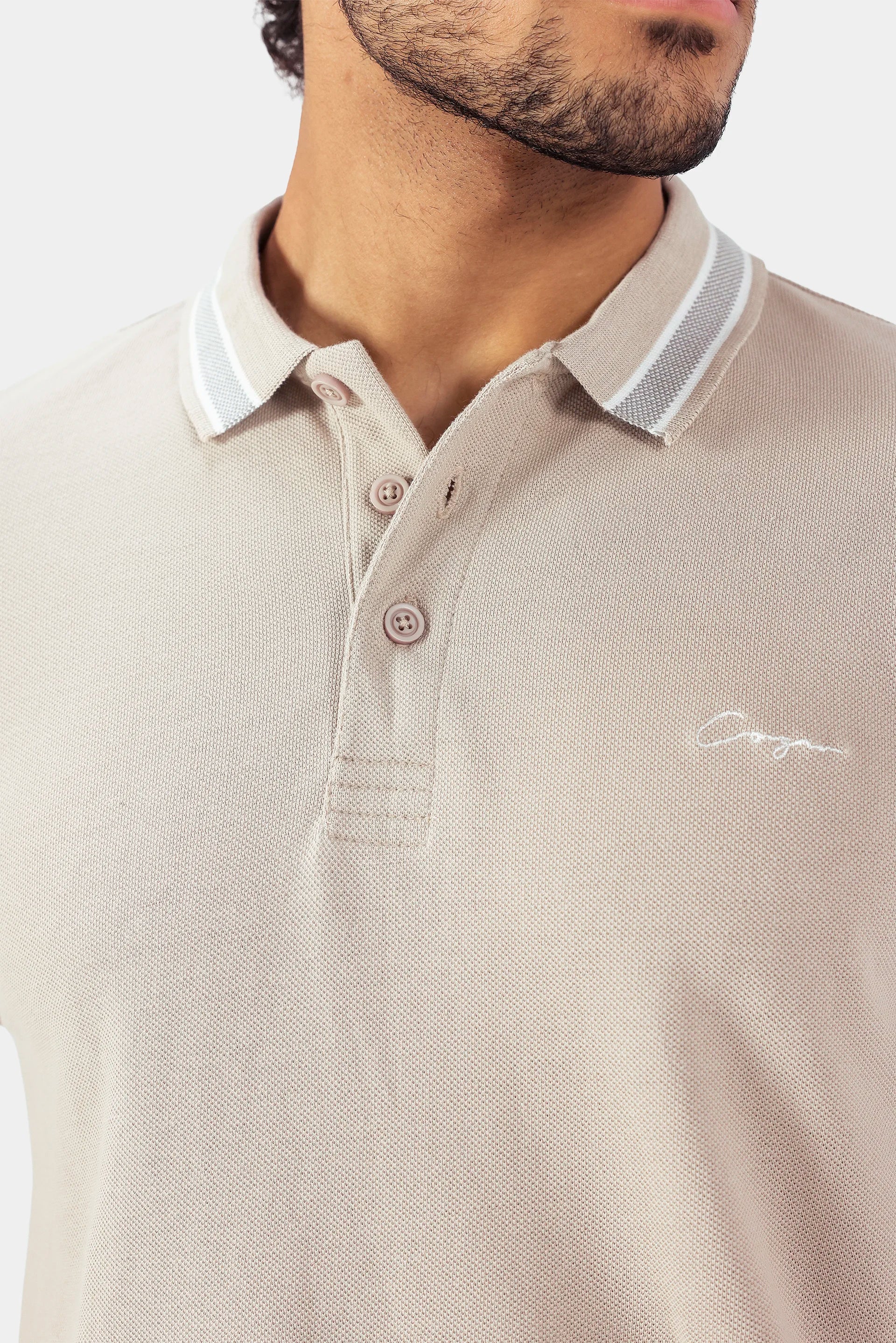 Contrast Tipping Polo - Cougar Clothing