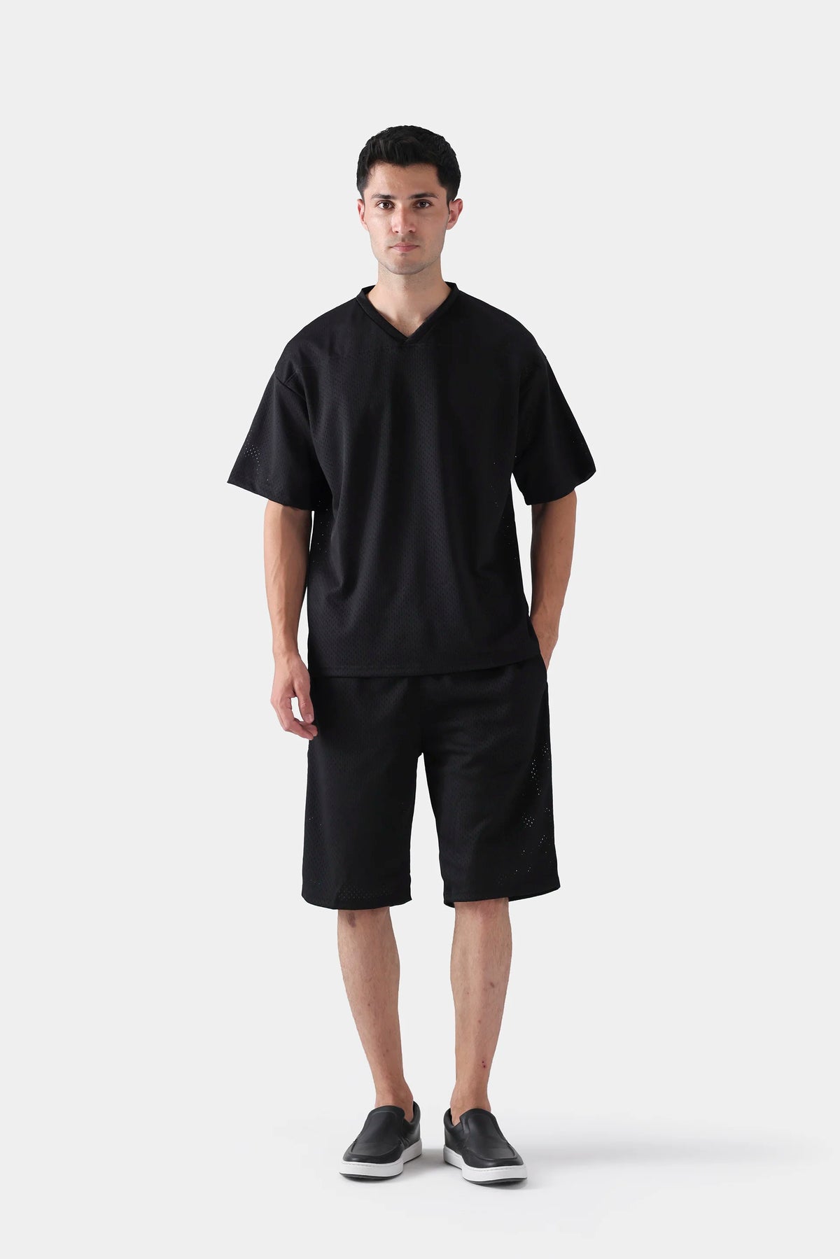 Jacquard Mesh T-Shirt - Cougar Clothing