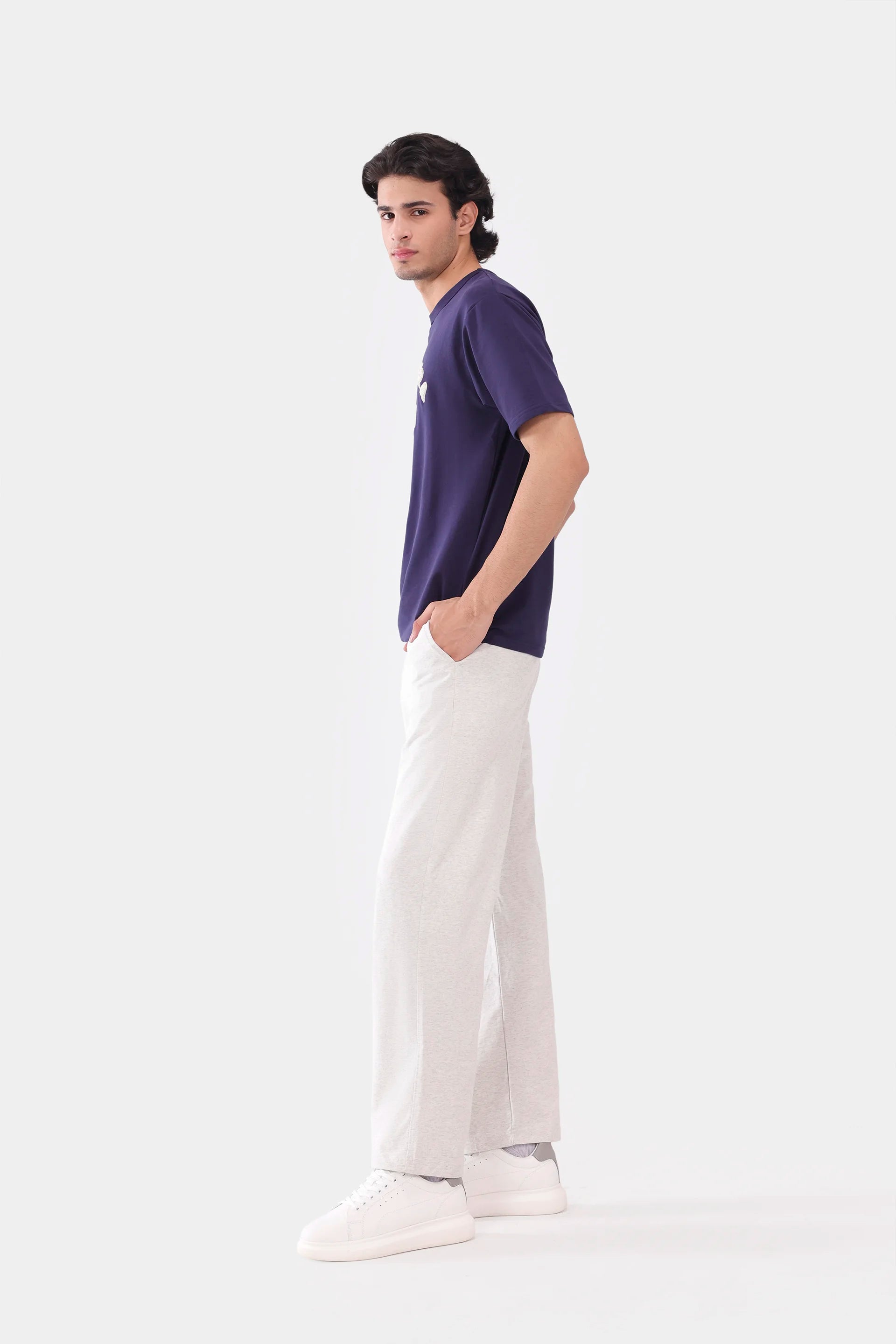 Straight Fit Knitted Trousers - Cougar Clothing