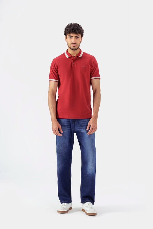 Contrast Tipping Polo - Cougar Clothing