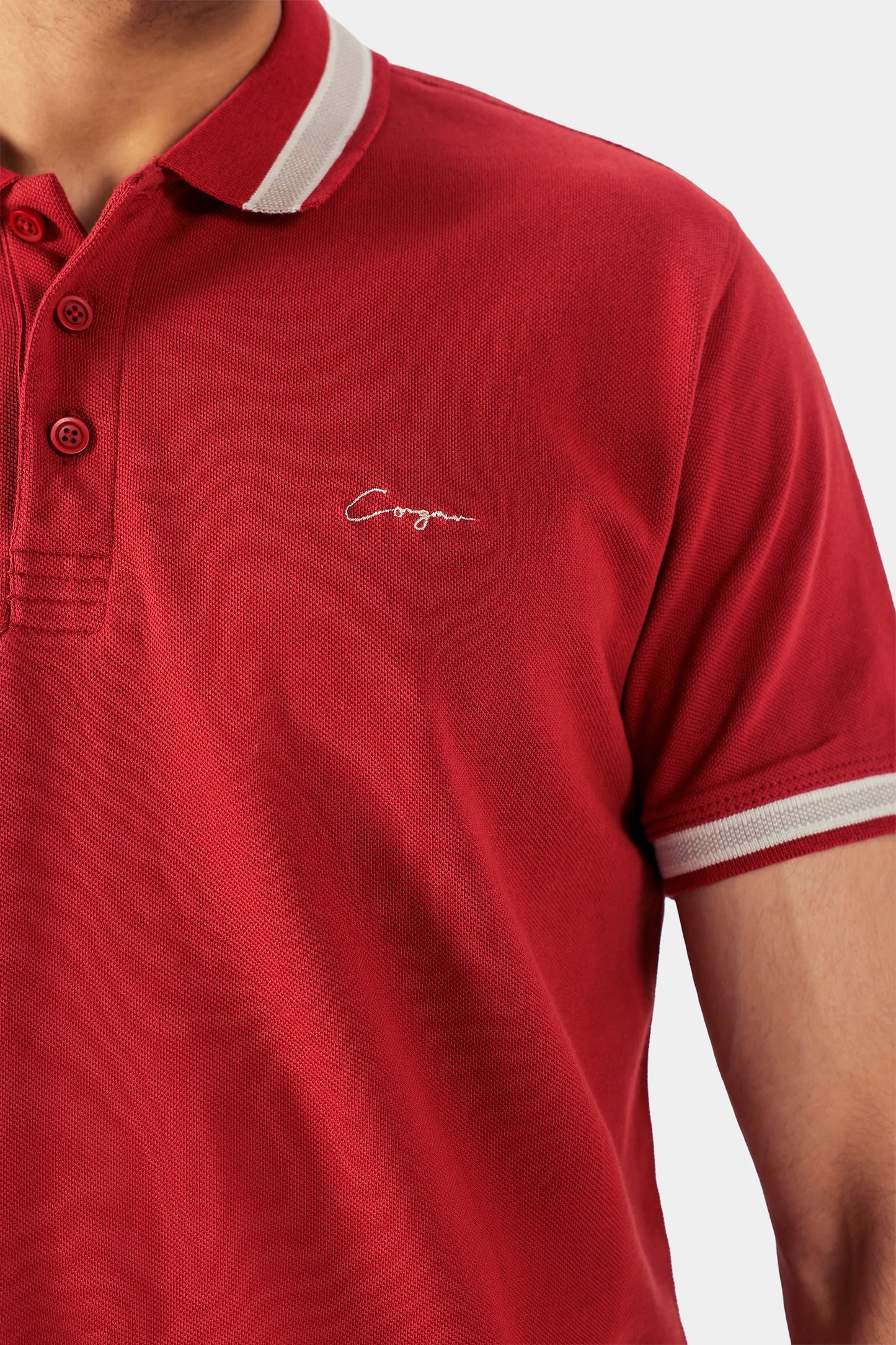 Contrast Tipping Polo - Cougar Clothing