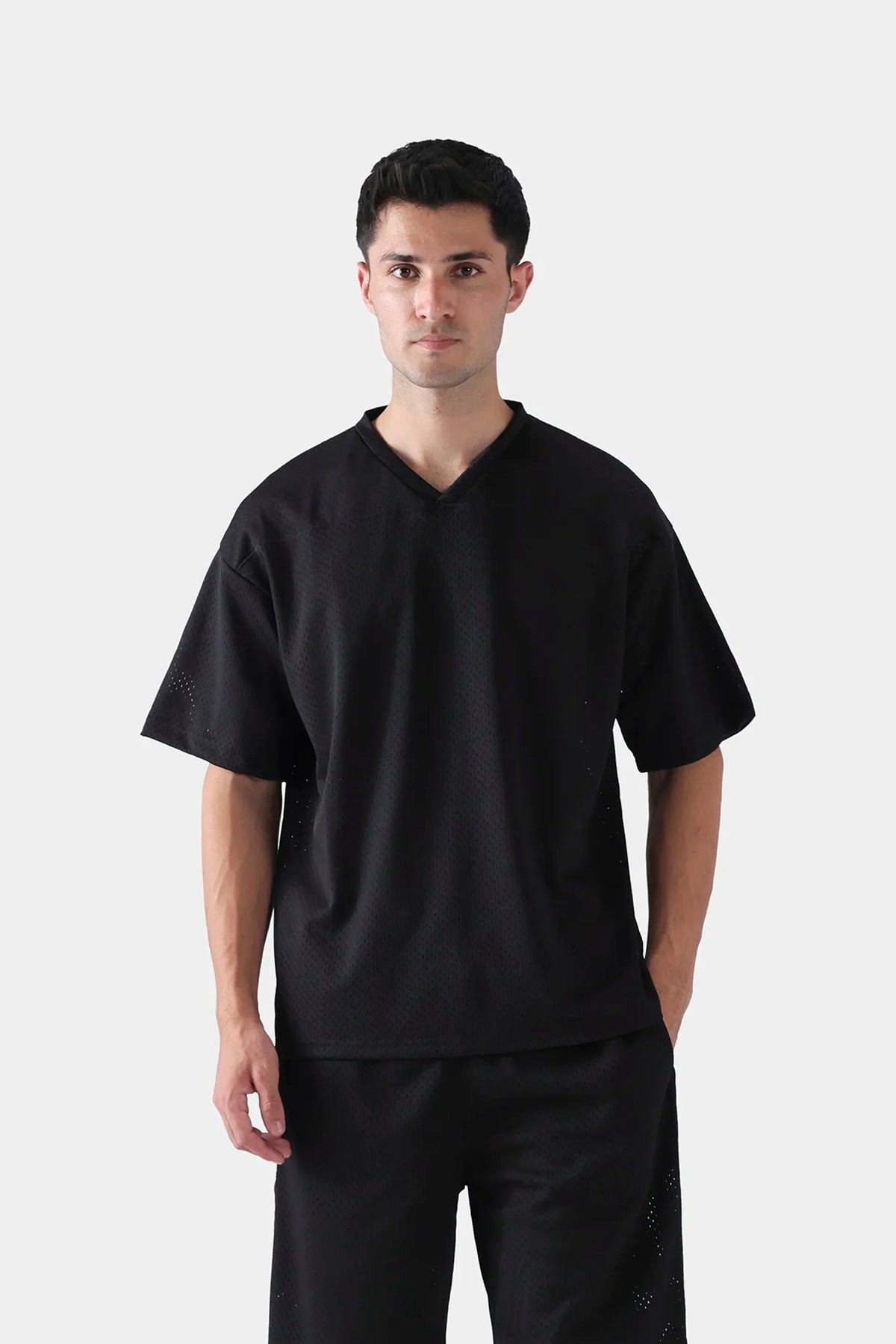 Jacquard Mesh T-Shirt - Cougar Clothing