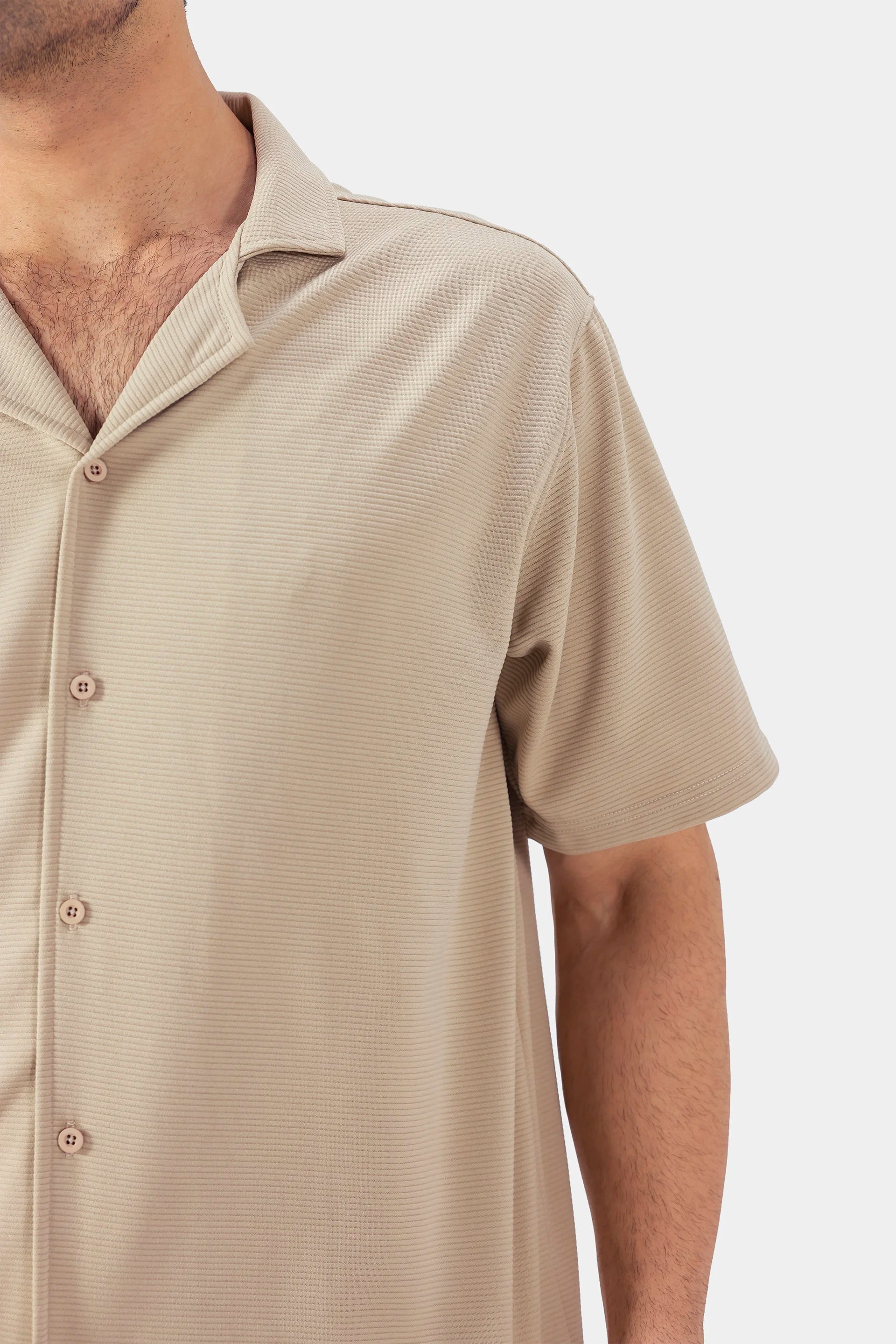 Boxy Ottoman Knit Shirt - Cougar Clothing