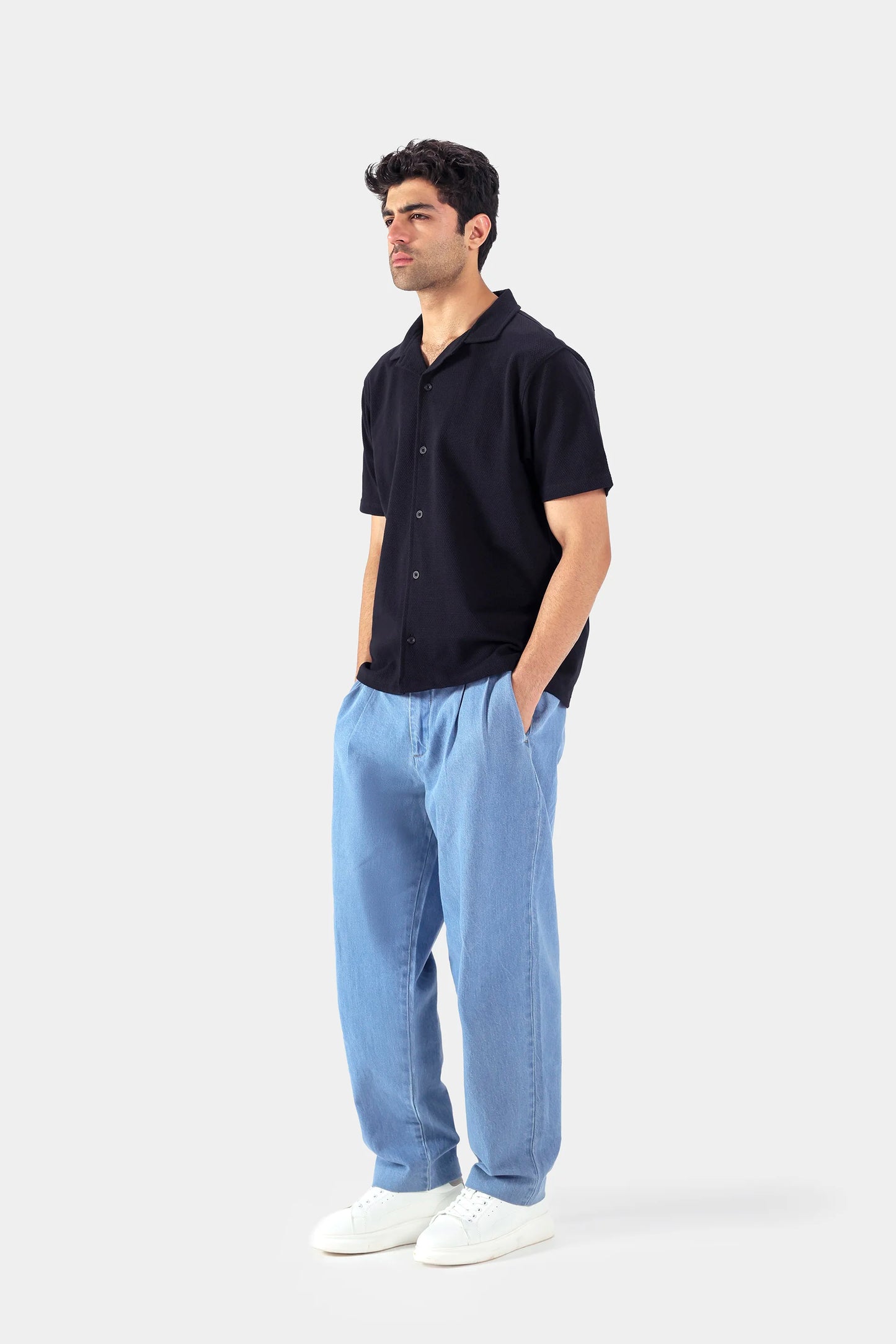 Relaxed Textured Shirt - Cougar Clothing
