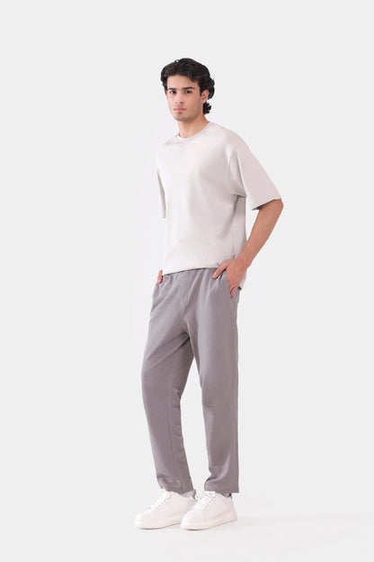 Jumbo Pique Knit Trousers - Cougar Clothing