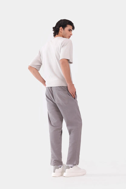 Jumbo Pique Knit Trousers - Cougar Clothing