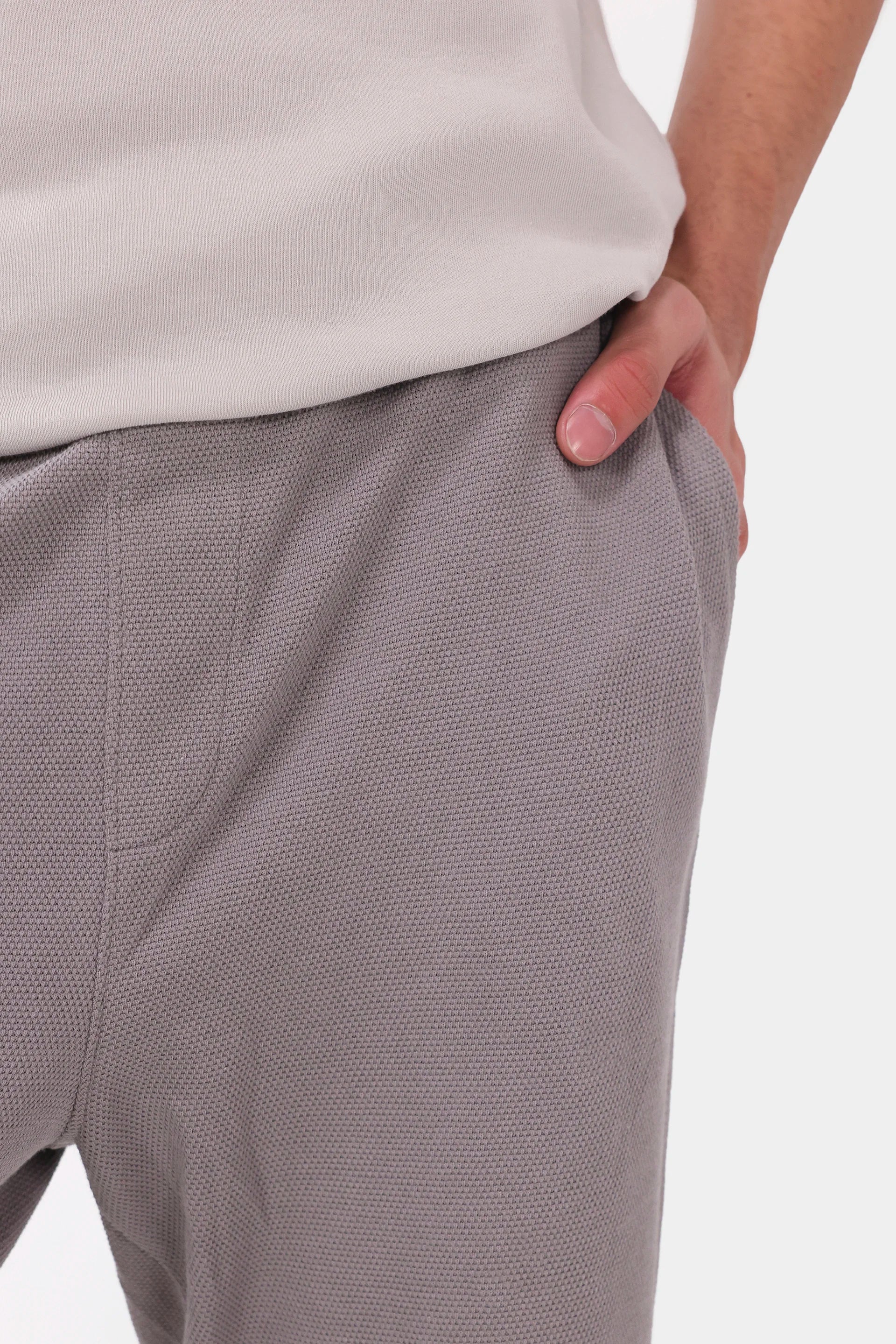 Jumbo Pique Knit Trousers - Cougar Clothing