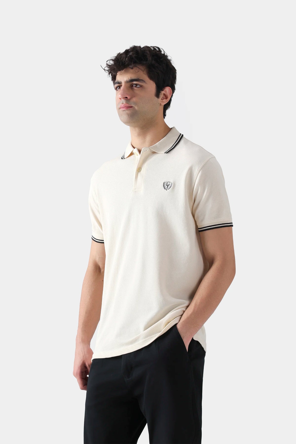 Pique Polo with Tipping - Cougar Clothing