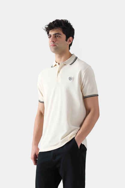 Pique Polo with Tipping - Cougar Clothing