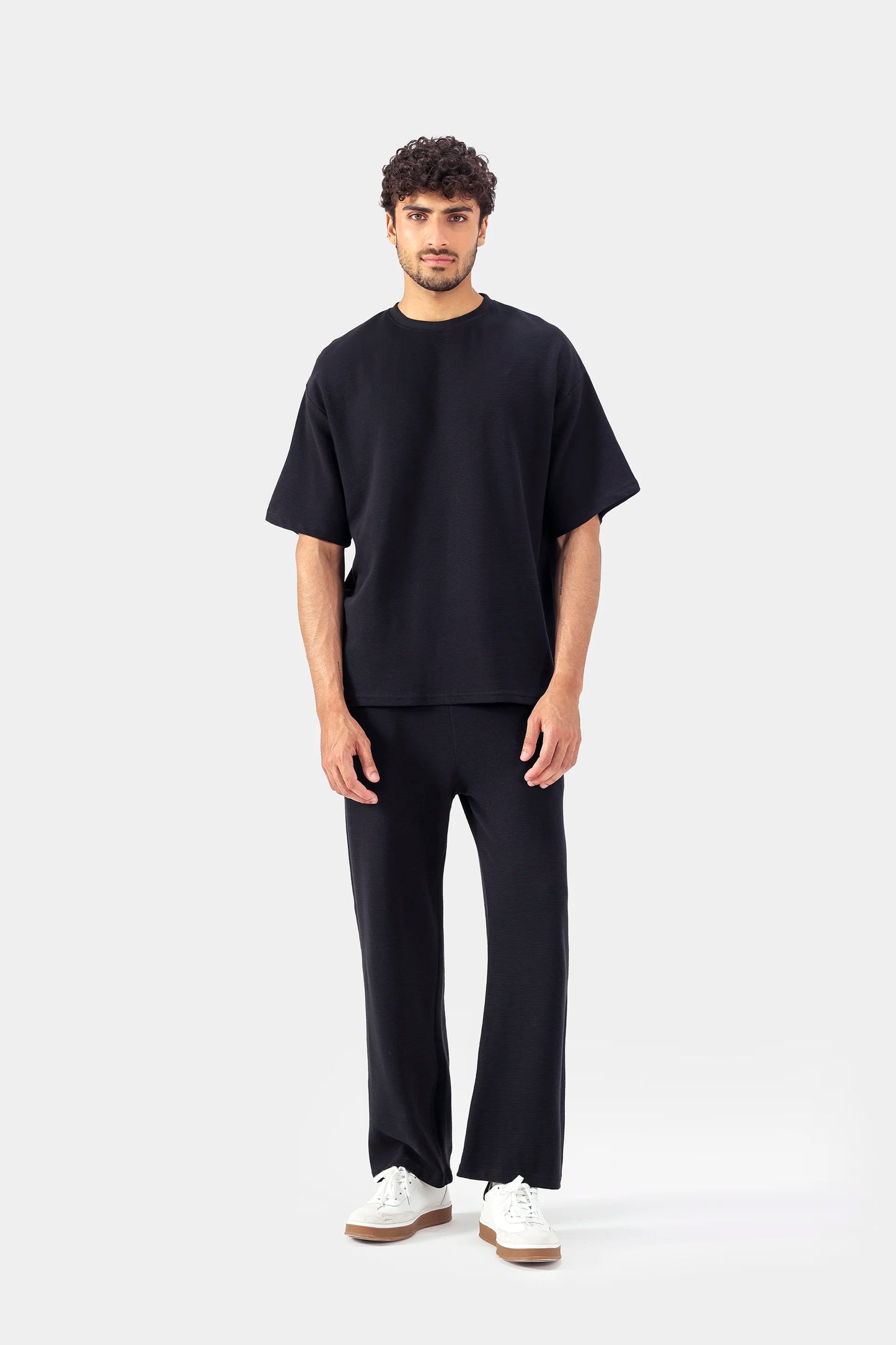 Ottoman-Knit Oversized T-Shirt - Cougar Clothing
