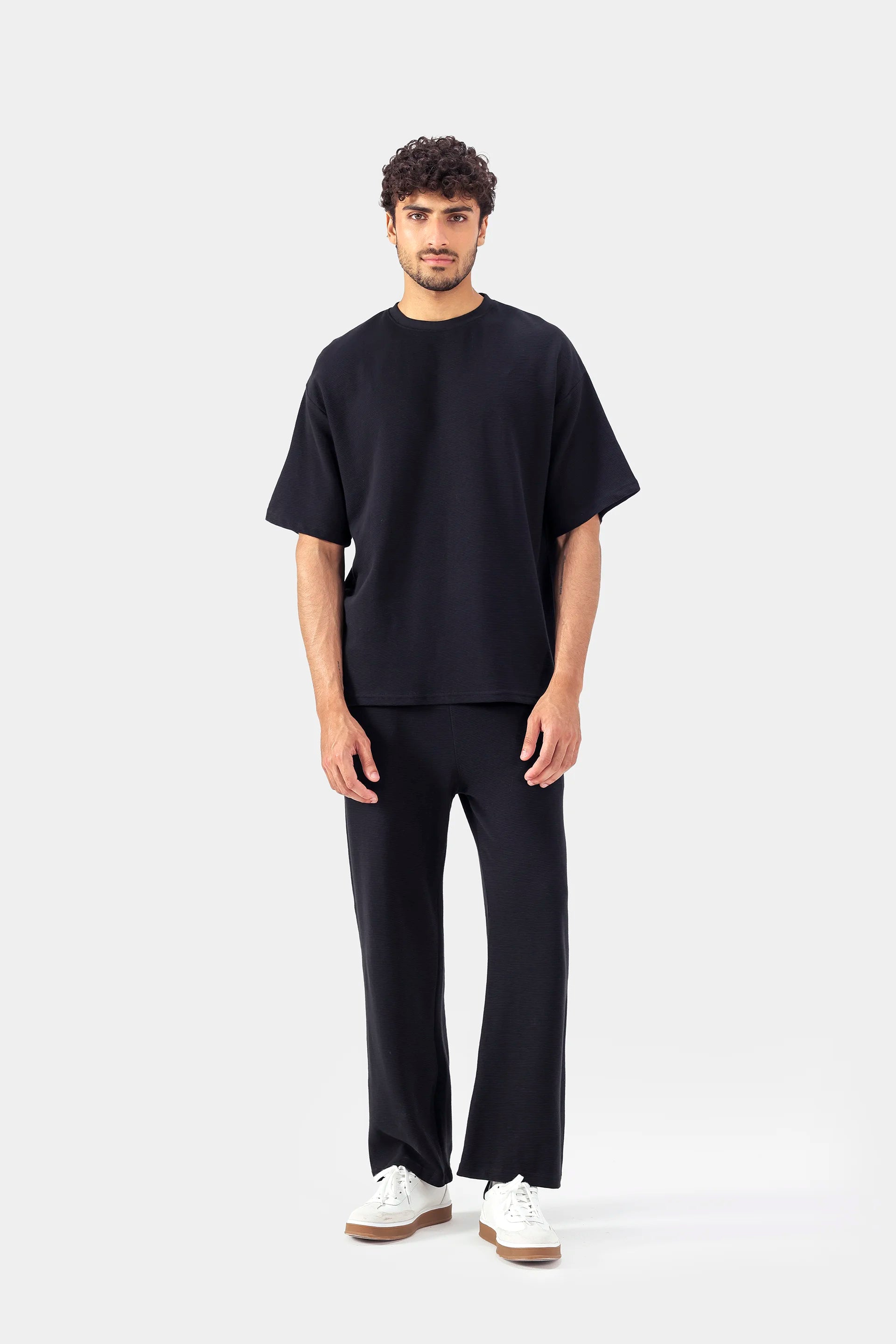 Ottoman-Knit Oversized T-Shirt - Cougar Clothing