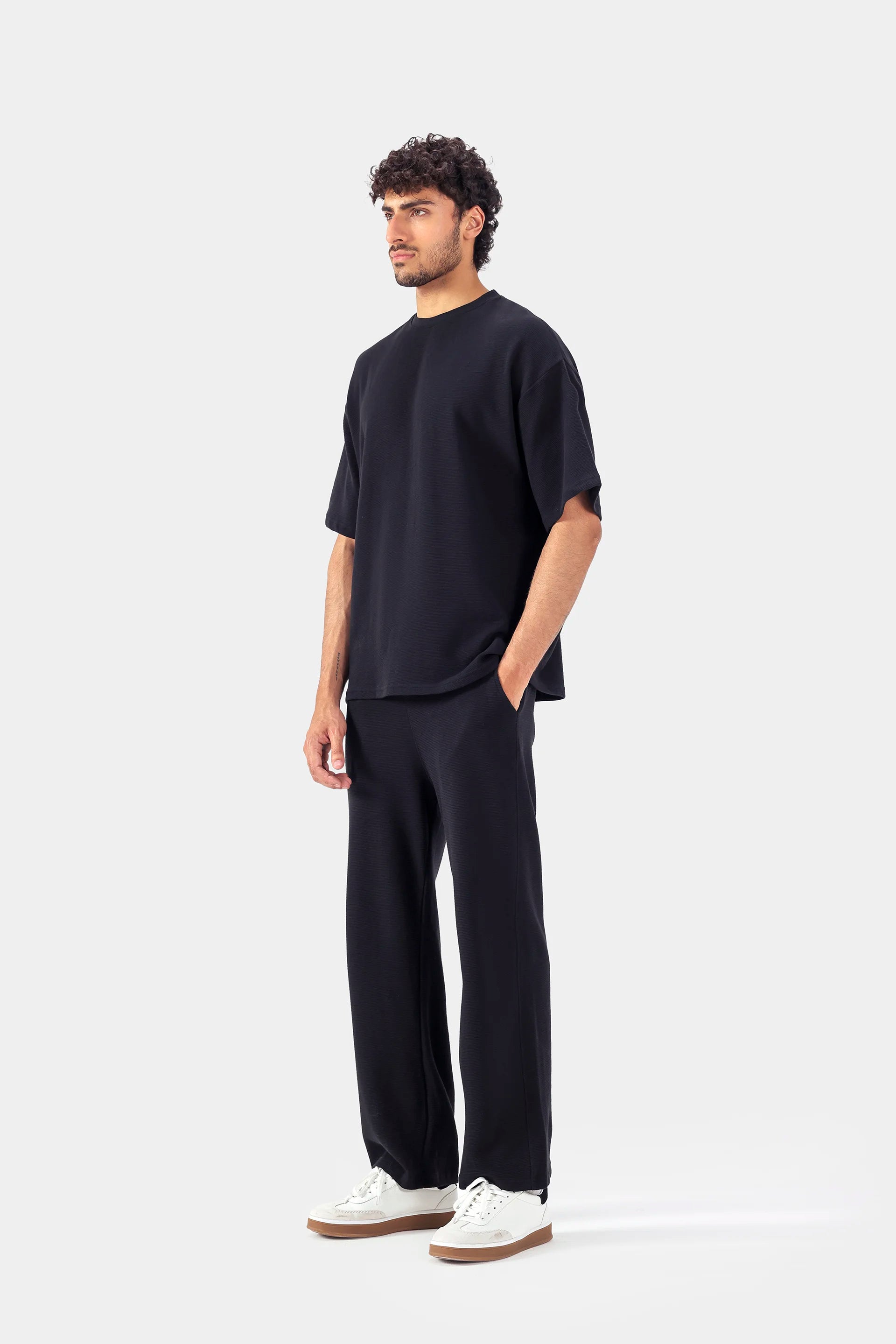 Ottoman-Knit Oversized T-Shirt - Cougar Clothing