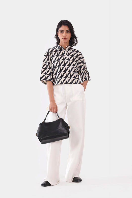 Viscose Blend Printed Shirt - Cougar Clothing