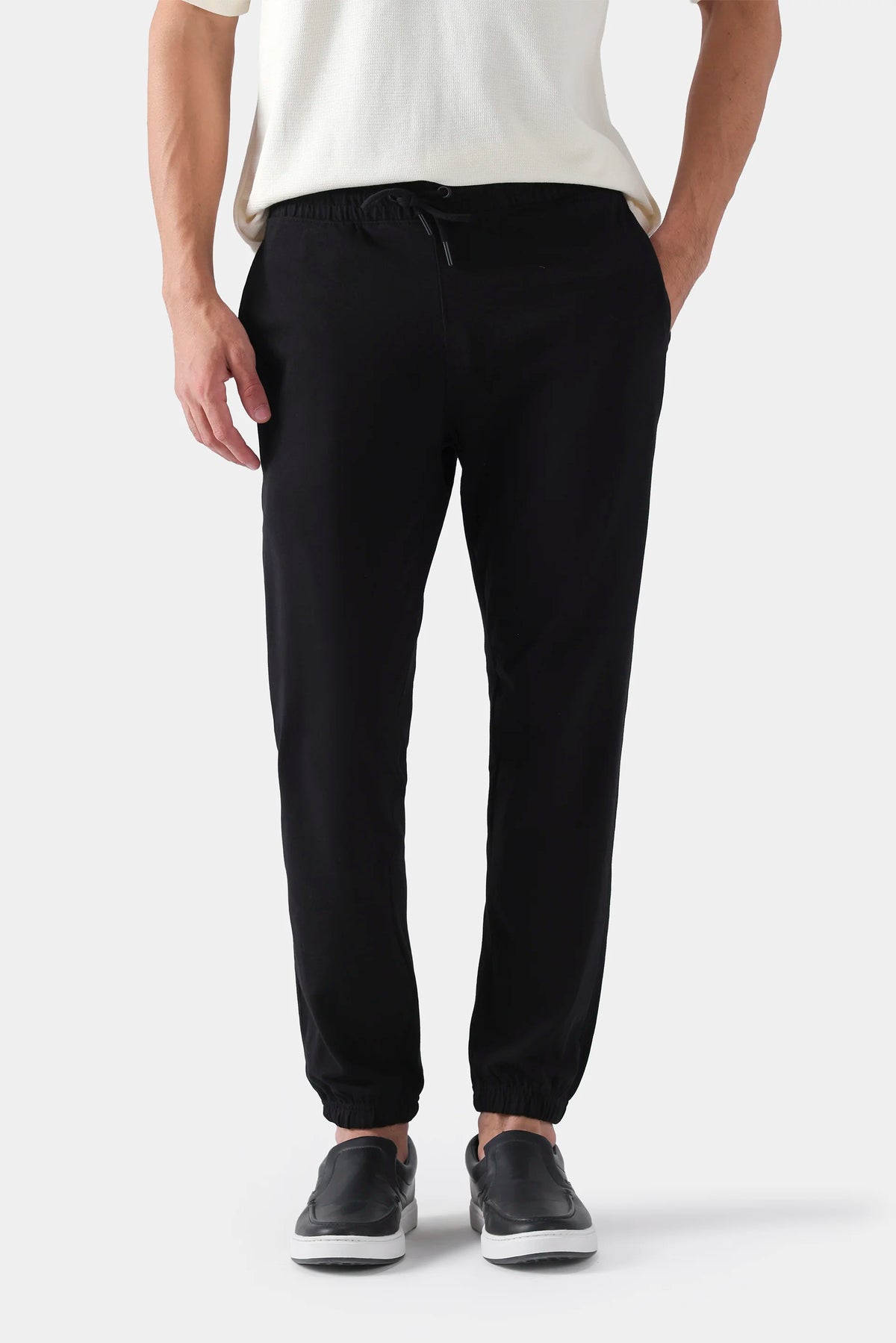 Slim Fit Interlock Trousers - Cougar Clothing