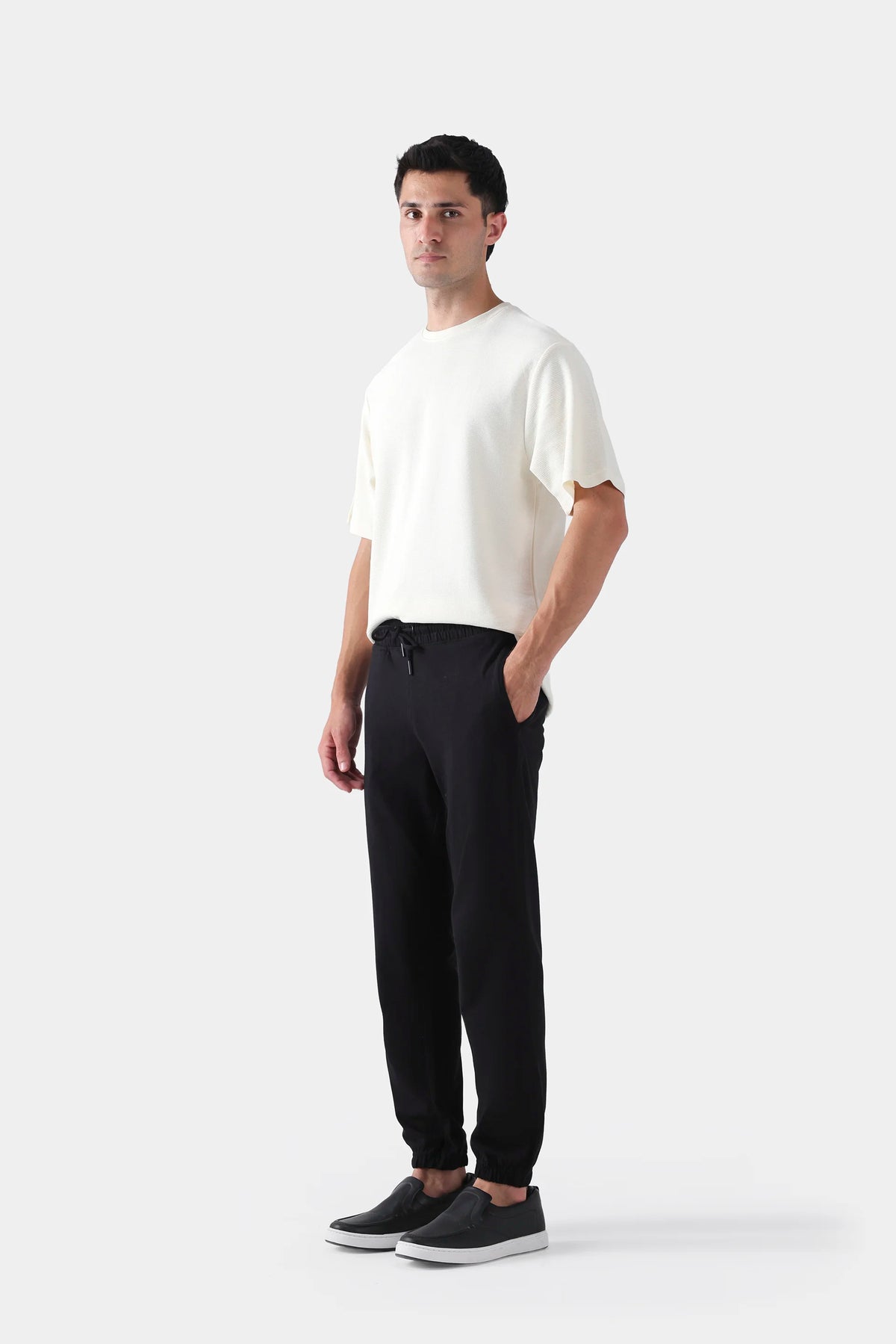 Slim Fit Interlock Trousers - Cougar Clothing