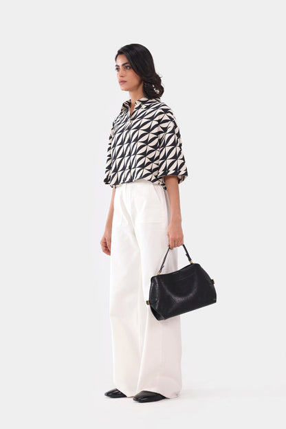 Viscose Blend Printed Shirt - Cougar Clothing