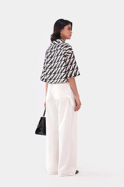 Viscose Blend Printed Shirt - Cougar Clothing
