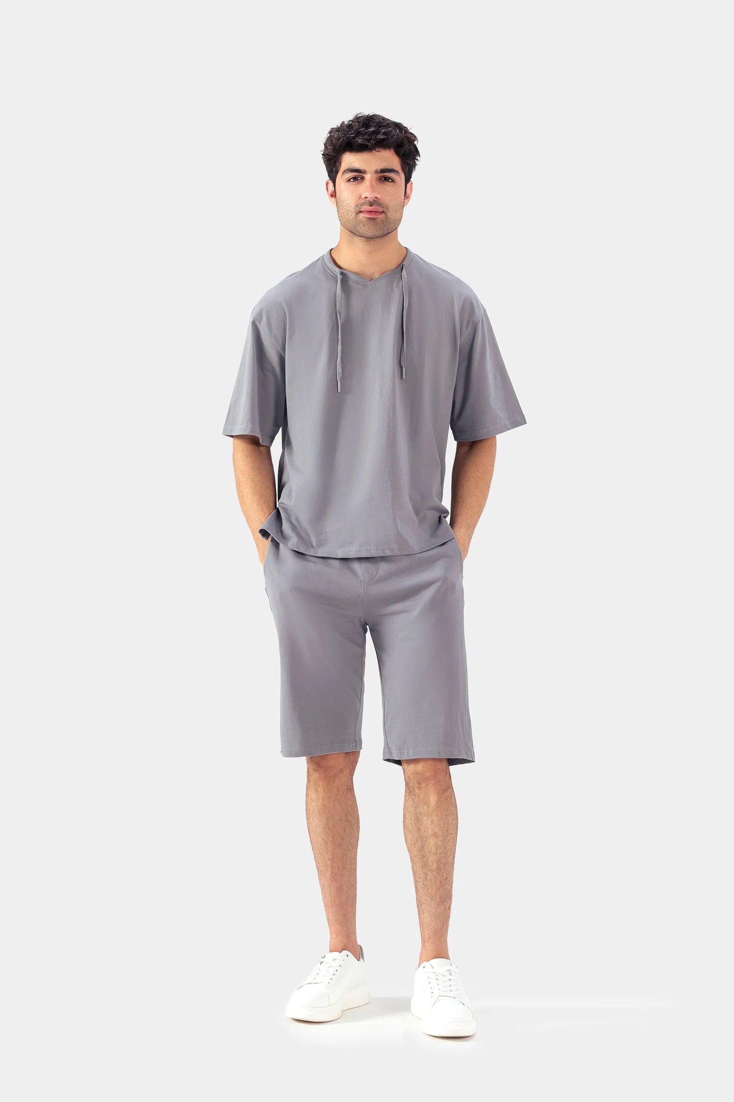 Boxy T-Shirt With Drawstring - Cougar Clothing
