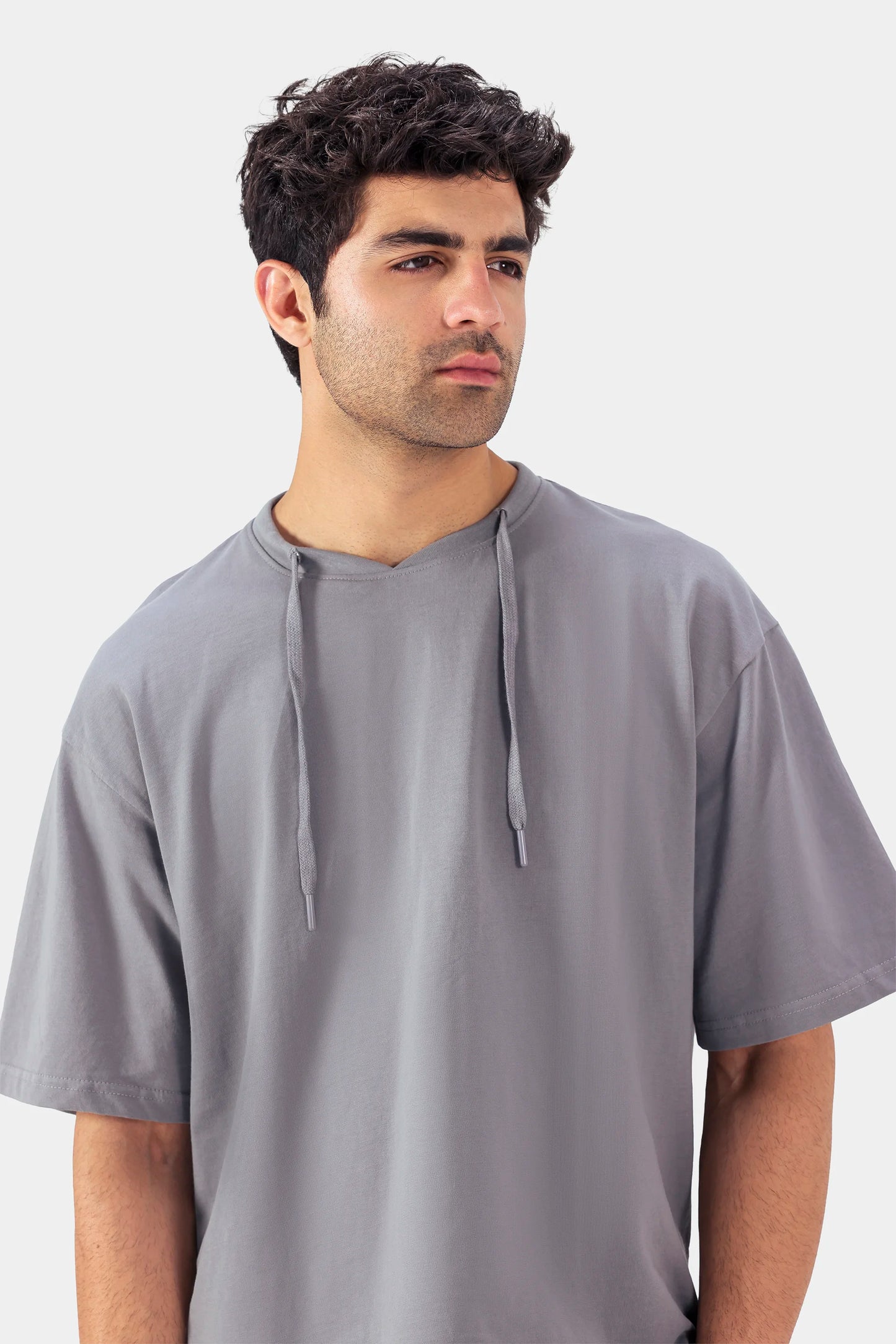 Boxy T-Shirt With Drawstring - Cougar Clothing
