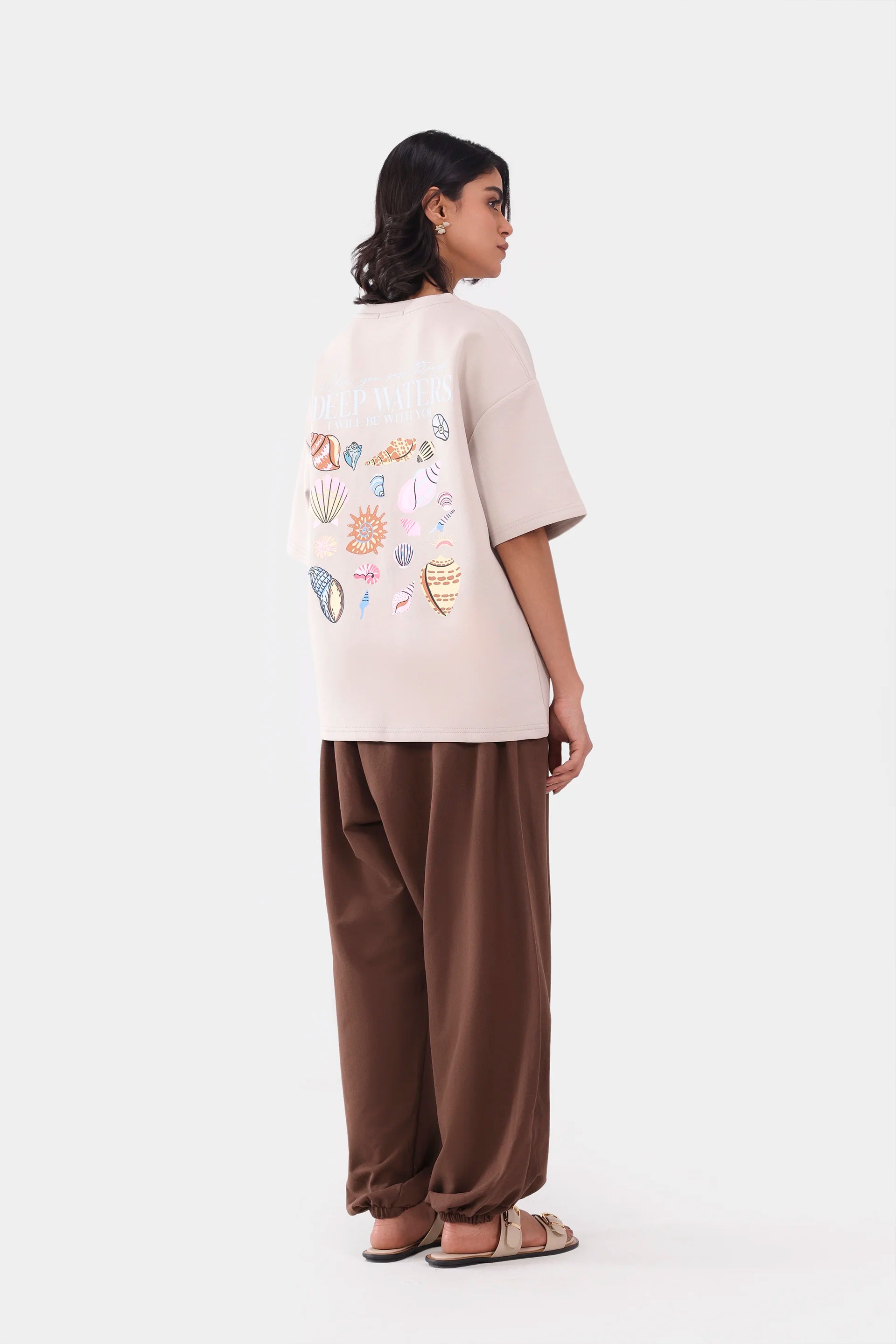 Back Printed Oversized T-Shirt - Cougar Clothing