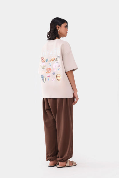 Back Printed Oversized T-Shirt - Cougar Clothing