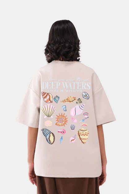 Back Printed Oversized T-Shirt - Cougar Clothing