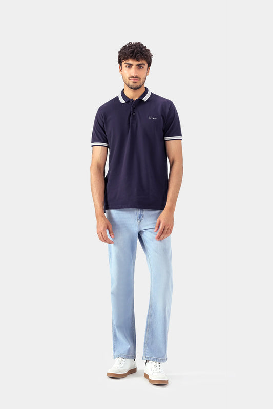 Contrast Tipping Polo - Cougar Clothing