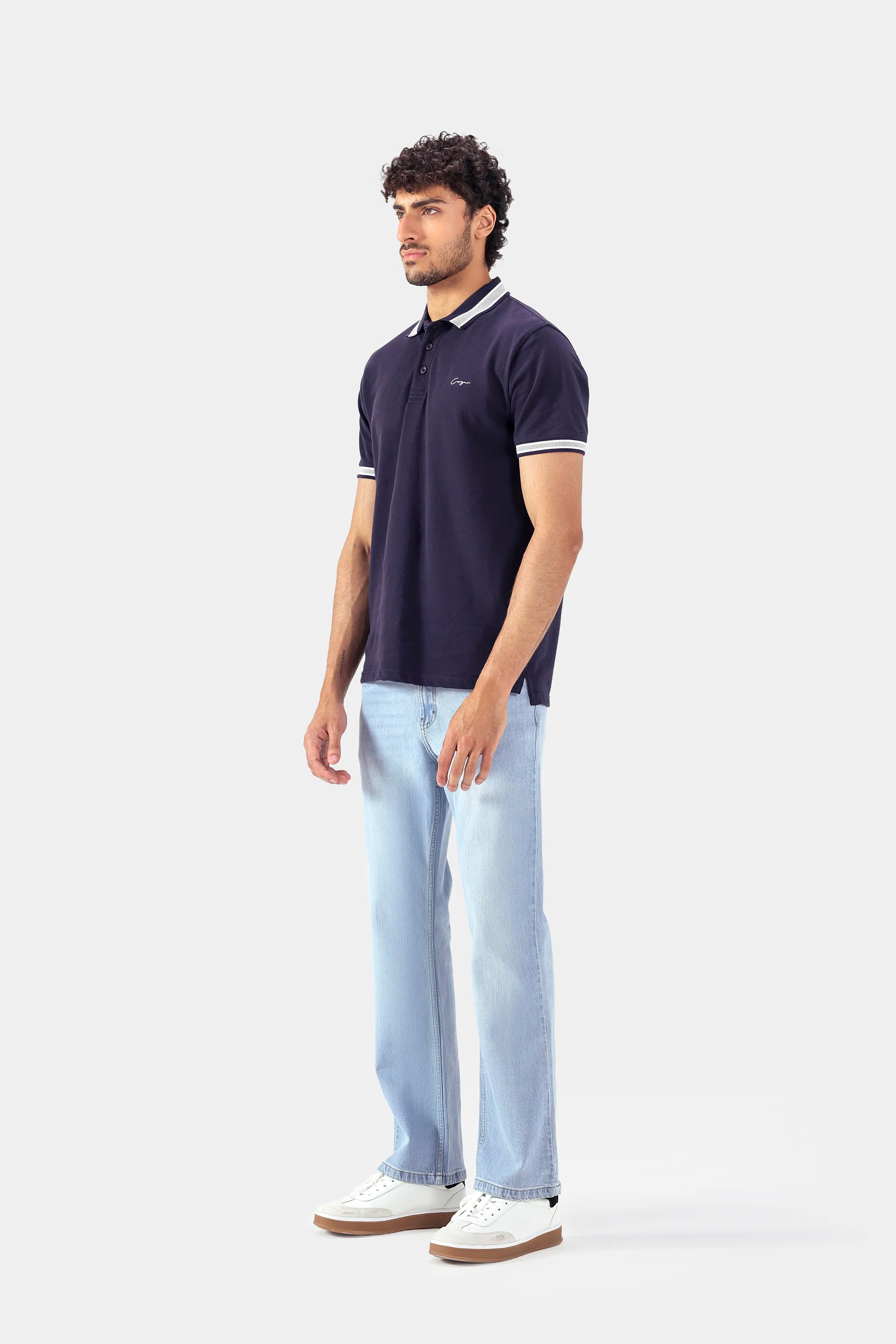 Contrast Tipping Polo - Cougar Clothing